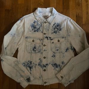 NWOT Polo Ralph Lauren Tye Dyed/Splatter Denim Jacket Sample 1 of 1 Medium